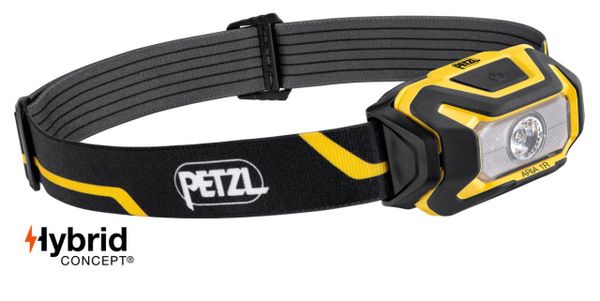 čelovka Petzl Aria 1R čierno/žltá 450 Lm 75 m