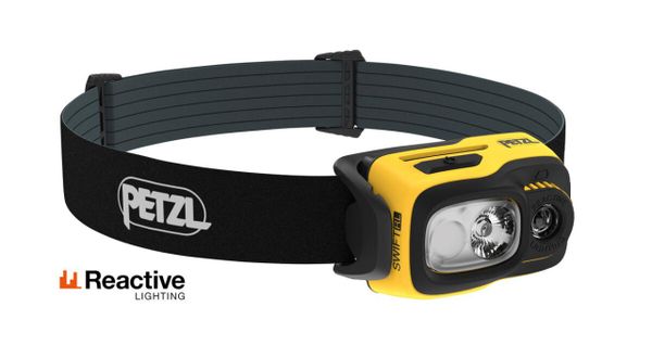 čelovka PETZL Swift RL Pro black-yellow 1100 lumenov