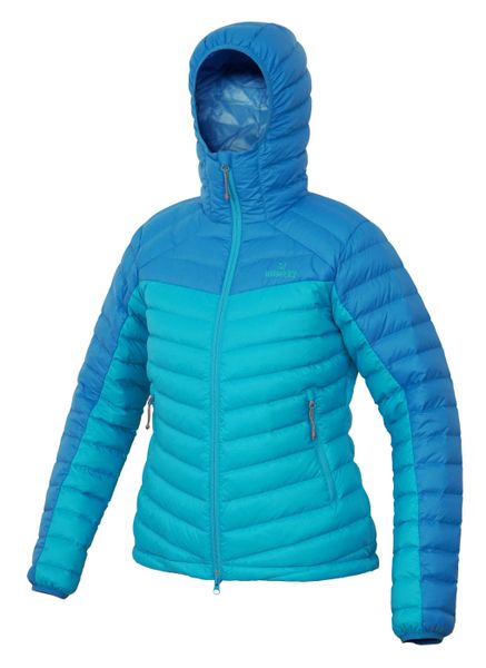 dámska páperová bunda WARMPEACE VIKI LADY fresh blue/winter blue