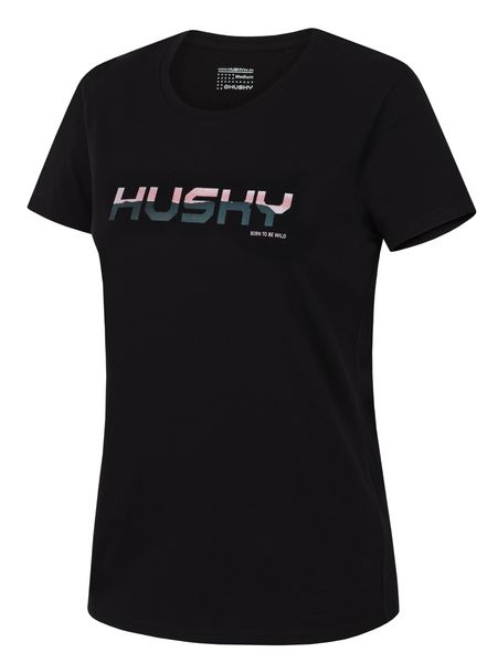 dámske bavlnené tričko HUSKY Tee Wild L black