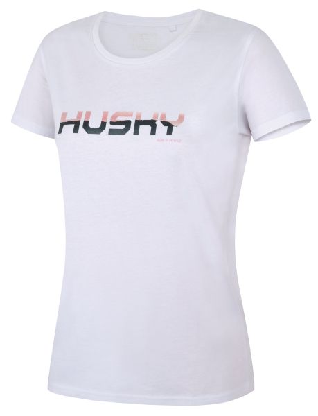 dámske bavlnené tričko HUSKY Tee Wild L white