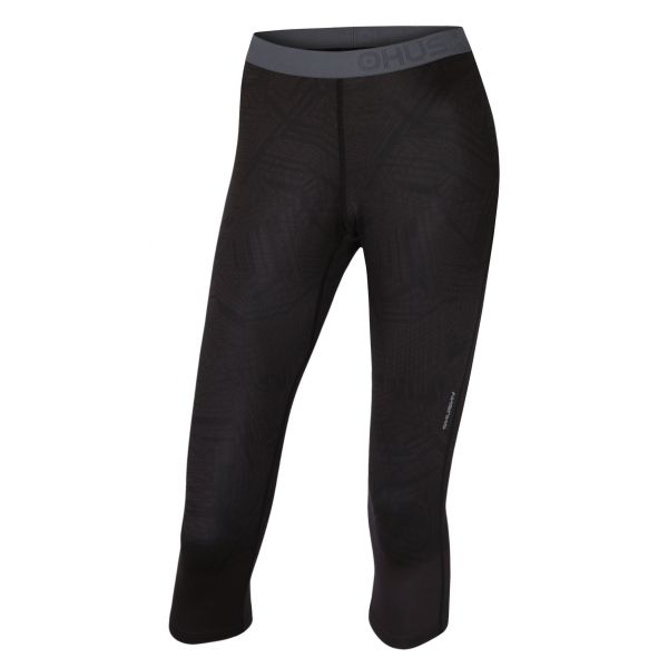 dámske dlhé nohavice termo 3/4 nohavice HUSKY Active Winter pants čierne