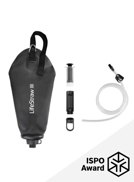 filter na vodu LIFESTRAW Peak Series Flex Gravity Water Filter System 3L Dark Gray