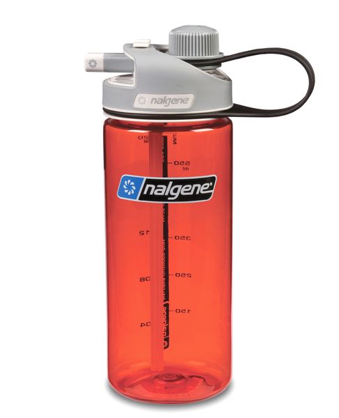 fľaša Nalgene Multi Drink Sustain 0.6 L red - Nalgene MultiDrink Bottle