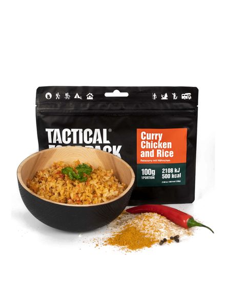 jedlo TACTICAL FOODPACK Curry Chicken and Rice 100g