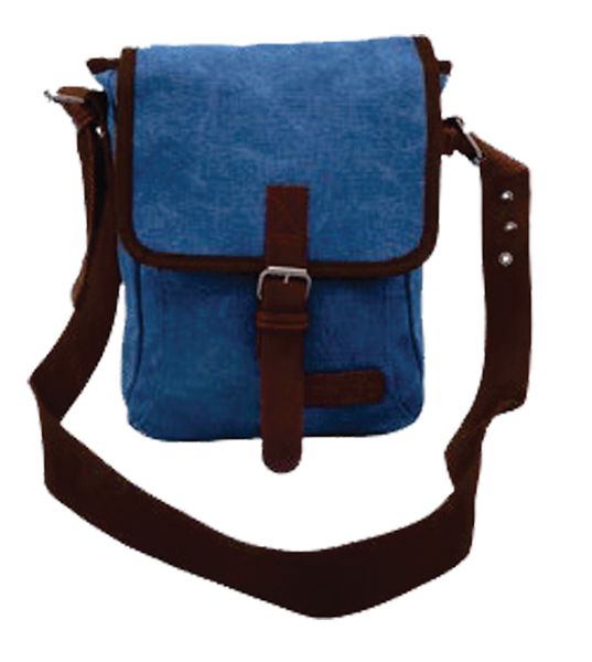 kapsa FRENDO RETRO BACKPACK II DENIM - Retro taška na plece modrá