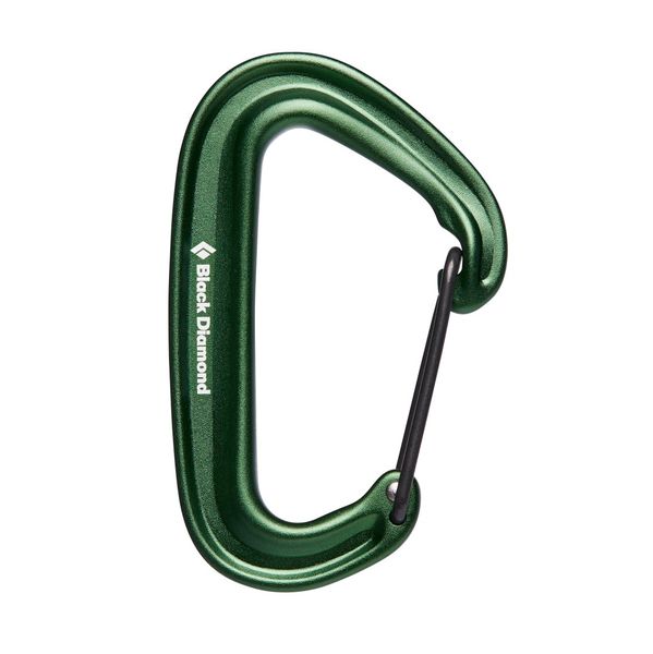 karabína Black Diamond Miniwire Carabiner green