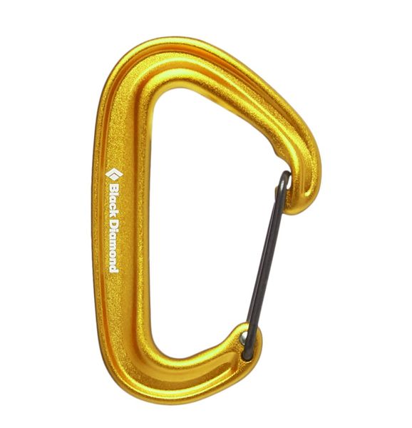 karabína Black Diamond Miniwire Carabiner yellow