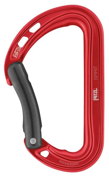 karabínka PETZL Spirit Bent červená