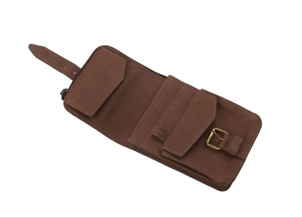 kožená kapsa BasicNature Belt Safe tan