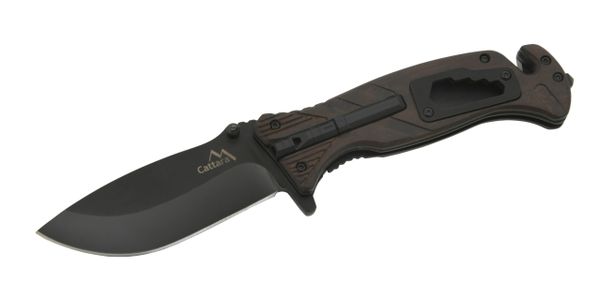 nôž Cattara BLACK BLADE s poistkou 21.7cm