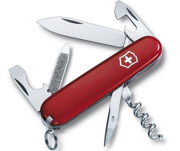 nôž Victorinox SPORTSMAN 0.3803 červený bez krúžku 84mm - nože Victorinox® 0.3803 Sportsman