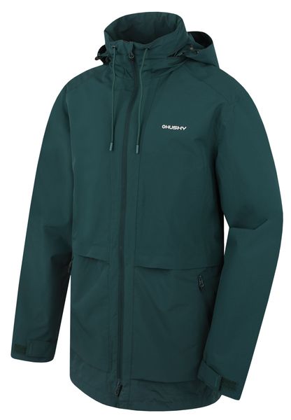 pánsky hardshell kabát HUSKY NEVR dk.green