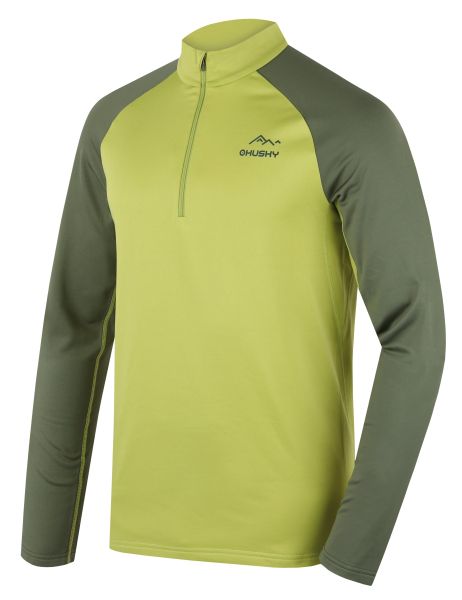 pánsky rolák s dlhým rukávom Husky Active Winter Tromi Zips M bright green