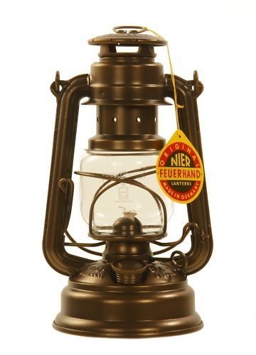 petrolejová lampa Feuerhand 276 bronz - Feuerhand Sturmlaterne Eternity bronzové prevedenie