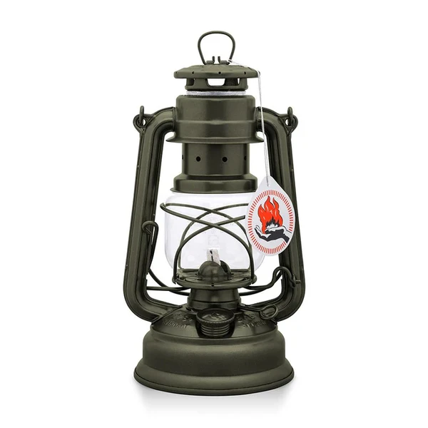 petrolejová lampa Feuerhand 276 oliv - Feuerhand Sturmlaterne Eternity olivové prevedenie