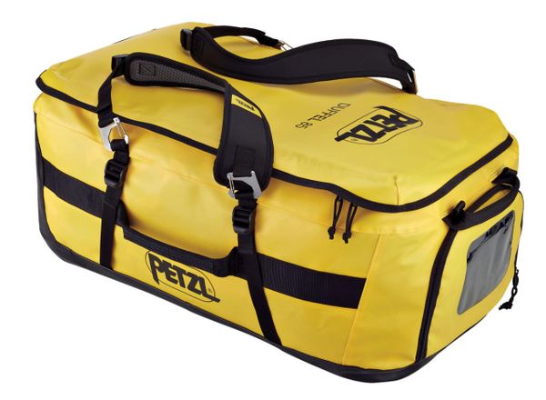 Petzl Duffel Bag 65 L yellow - vak a taška v jednom