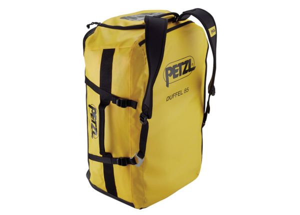 Petzl Duffel Bag 85 L yellow - vak a taška v jednom