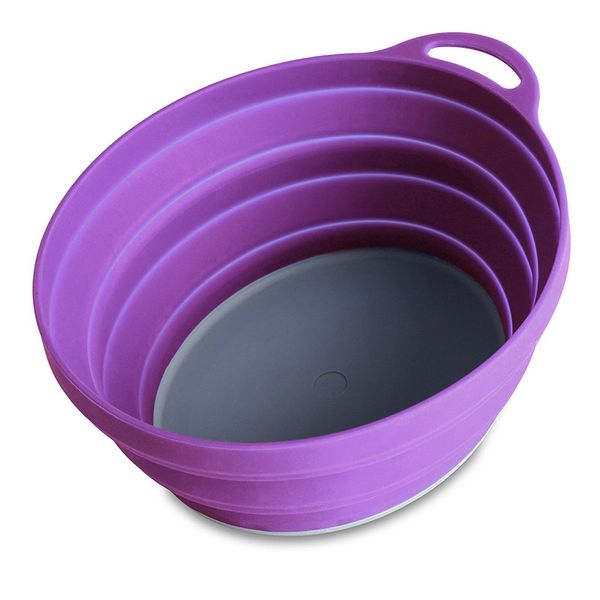 Skladacia miska Lifeventure Ellipse Flexi Bowl purple BPA free