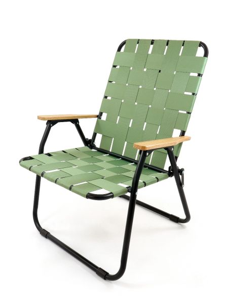 skladacia stolička BasicNature Travelchair Enjoy green