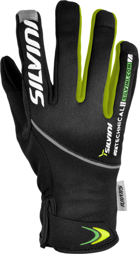 softshellové rukavice SILVINI ORTLES MA722 čierno-zelené