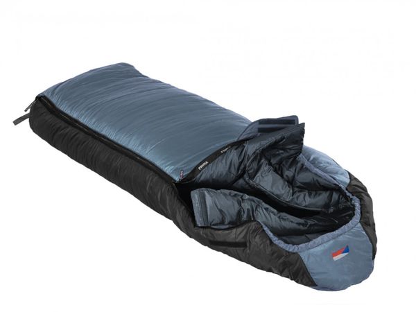 Spacák PRIMA ANNAPURNA 230 Comfortable sivý ľavý zips -17°C