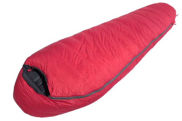 Spacák WARMPEACE SOLITAIRE 1000 170 cm ribbon red/black