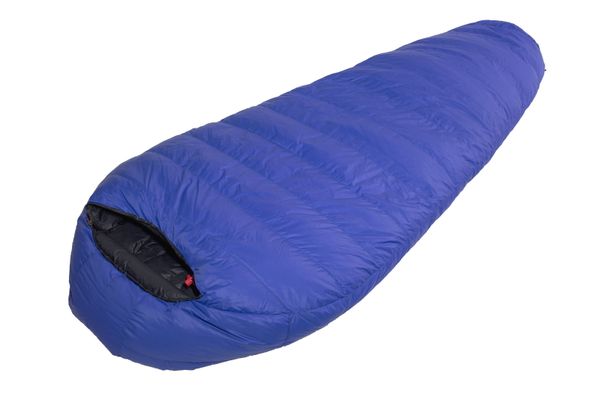 Spacák WARMPEACE SOLITAIRE 500 EXTRA FEET 195 cm royal blue/black