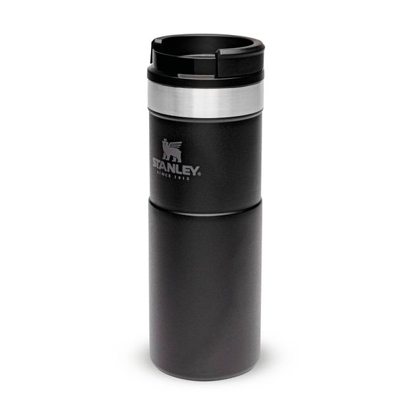 STANLEY The NeverLeak Travel Mug 470 ml Matte Black Pebble