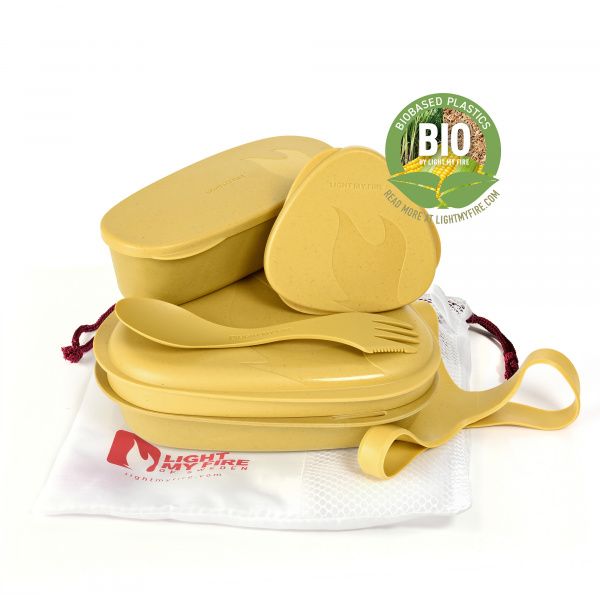 súprava riadu LIGHT MY FIRE LUNCHKIT 6PCS BIO mustyyellow