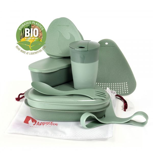 súprava riadu LIGHT MY FIRE MEALKIT BIO sandygreen