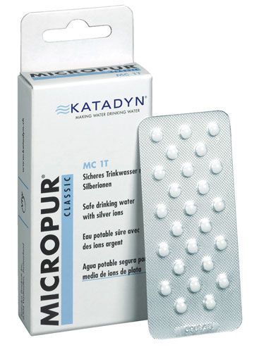 Tabletky na dezinfekciu vody Katadyn Micropur Classic MC 1T, 100 ks tabliet