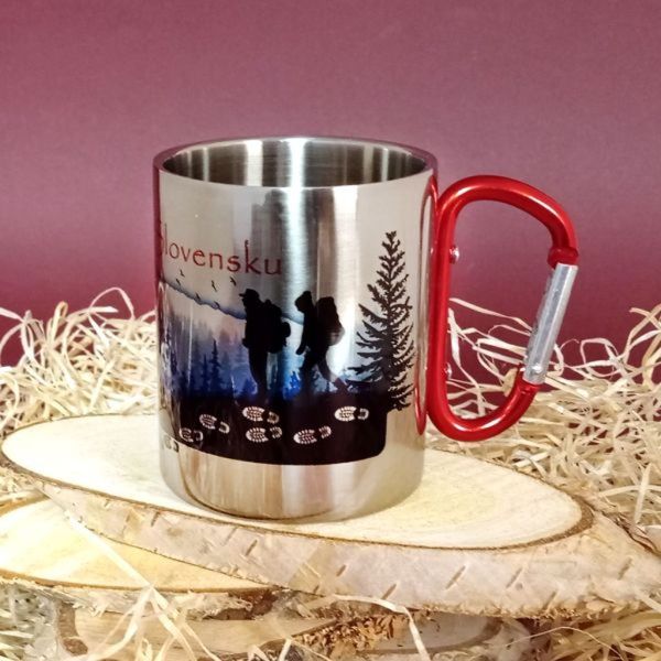 termo hrnček Stainless steel thermal mug 300 ml TURIST - potulky po Slovensku