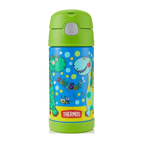 termoska pre deti Thermos FUNtainer - Detská termoska so slamkou - dinosaurus