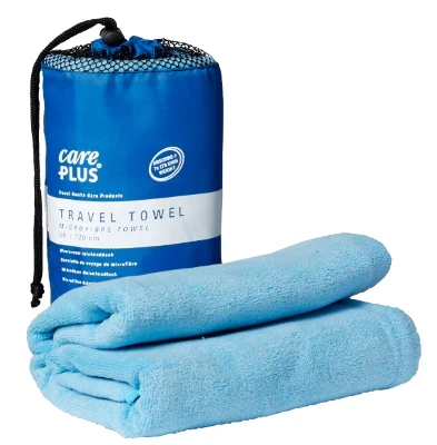 Rýchloschnúci uterák CARE PLUS Travel Towel blue 40 x 80 cm