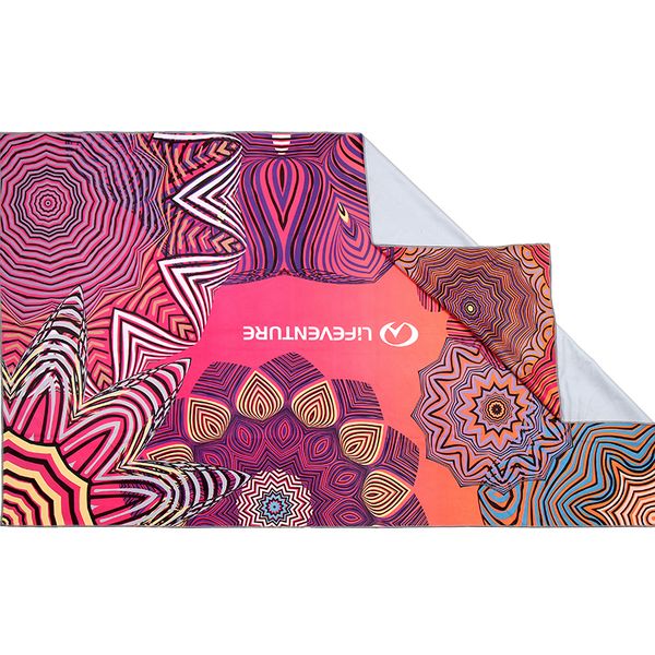 uterák Lifeventure Printed SoftFibre Trek Towel Recycled mandala