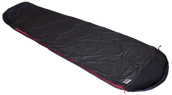 vložka do spacáku High Peak Nanuk Fleece Sleeping Bag 220 x 80 cm Black