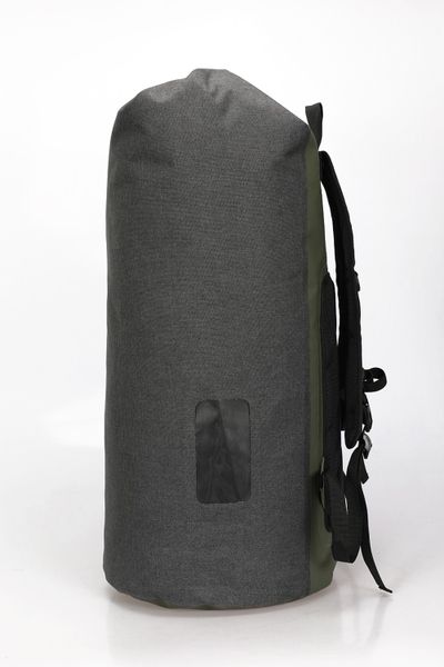 vodeodolný vak - batoh BasicNature Seesack 140 L grey-green