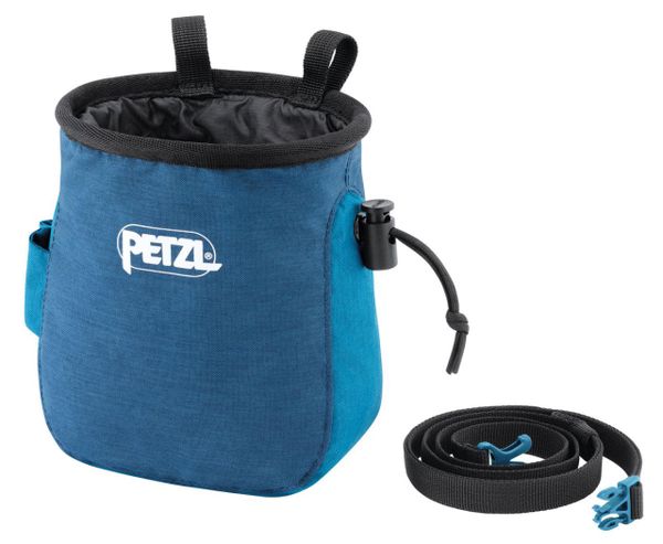 vrecko na magnézium PETZL SAKA Chalk Bag blue