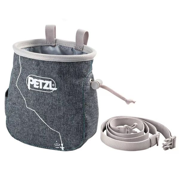 vrecko na magnézium PETZL Saka Chalk Bag grey