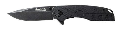 zatvárací nôž Smith's Battleplan Black 3.35 Inch Blade čierny